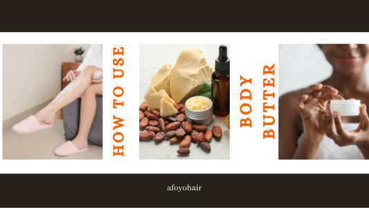 BEST WAY TO USE BODY BUTTERS